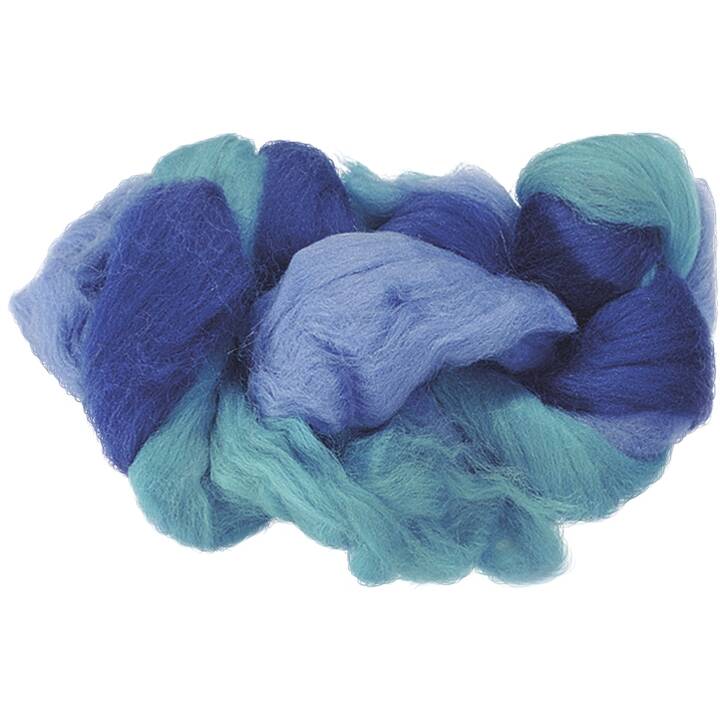 HEYDA Laine de feutre (50 g, Bleu, Turquoise)