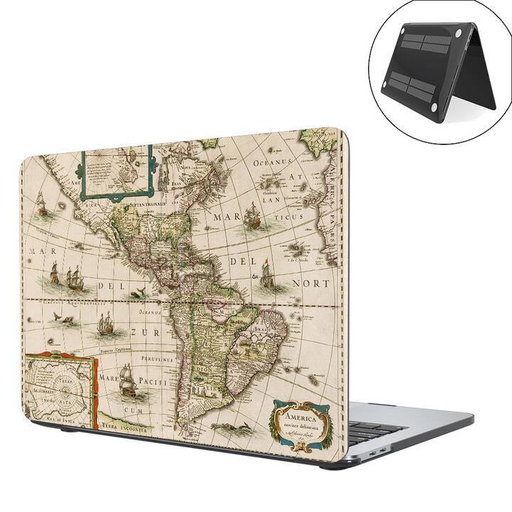 EG coque pour MacBook Air 13" (puce Apple M1) (2020) - gris - carte