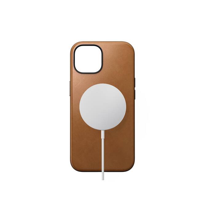 NOMAD GOODS Backcover Modern (iPhone 15, Rouille brun)