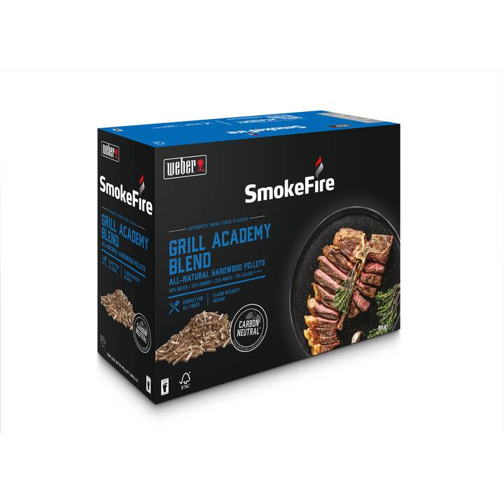 WEBER Pellets Grill Academy Blend (Érable, Cerise, Hêtre, 8000 g