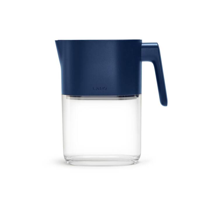 LARQ Carafe filtrante PureVis (1.9 l, Transparent, Bleu foncé, Blanc)