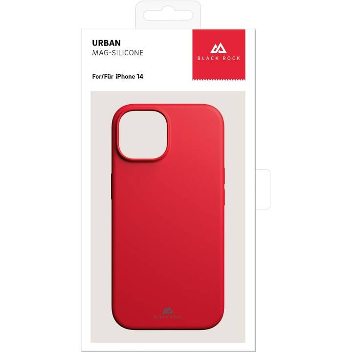 BLACK ROCK Backcover Urban (iPhone 14, Rouge)
