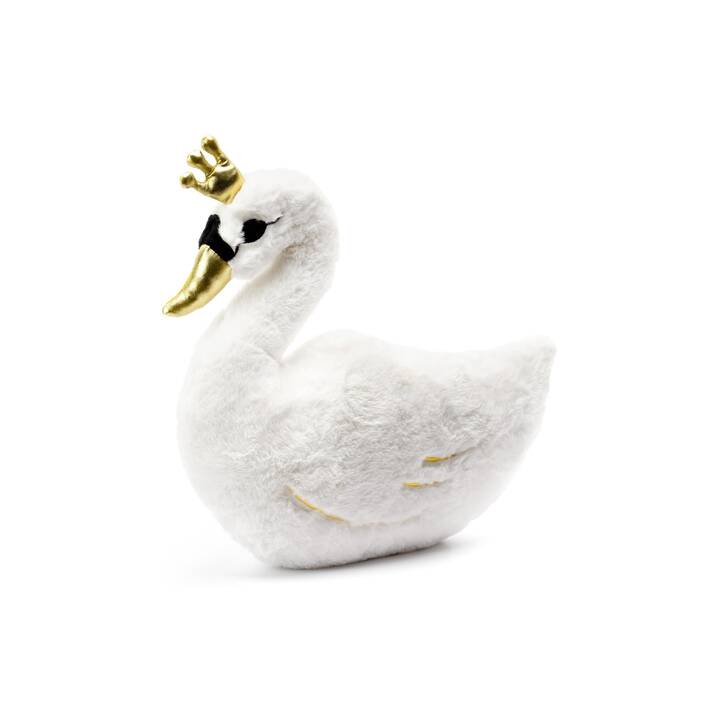 PARTYDECO Cuscino decorazione Lovely Swan (Cigno, 35 cm x 34 cm)