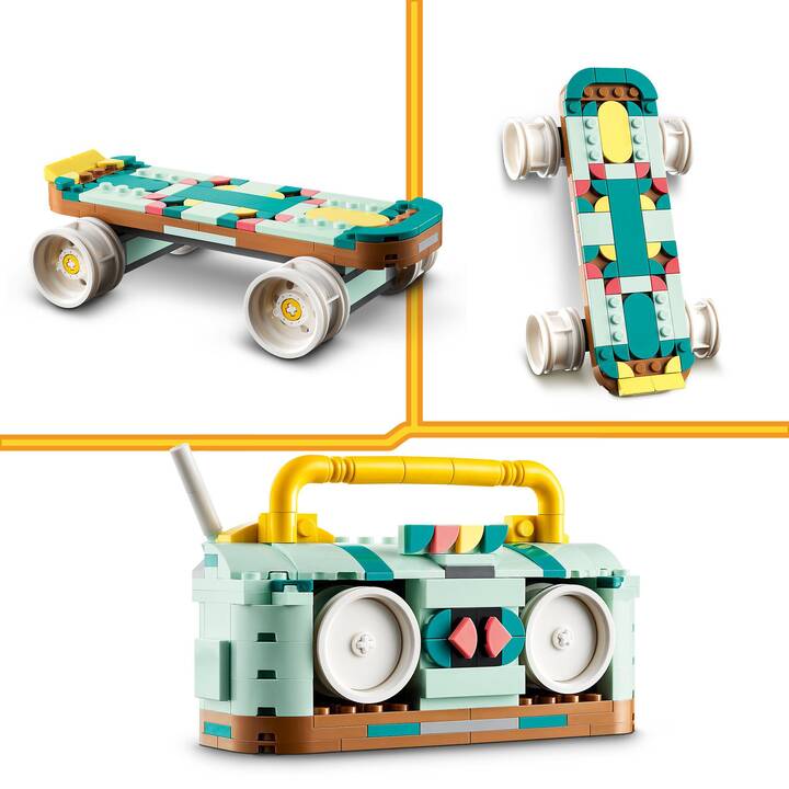 LEGO Creator 3-in-1 Les patins à roulettes rétro (31148)