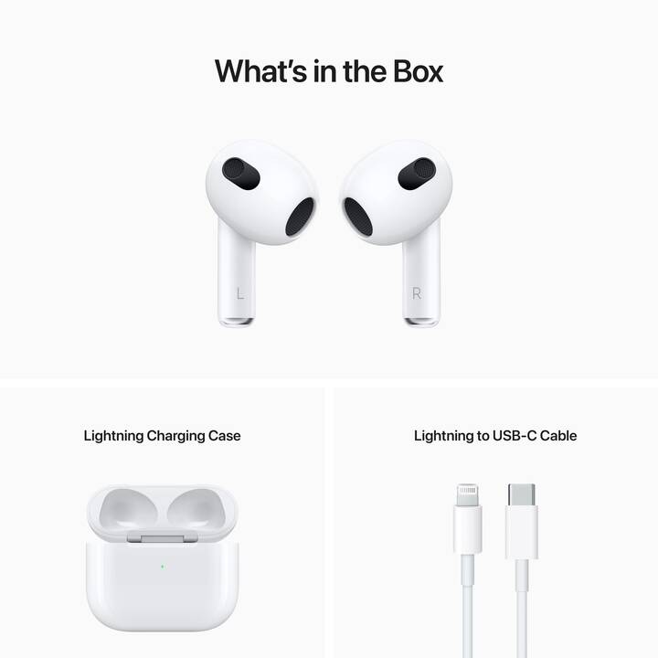 AirPods (3ᵉ génération) avec Boîtier de charge Lightning