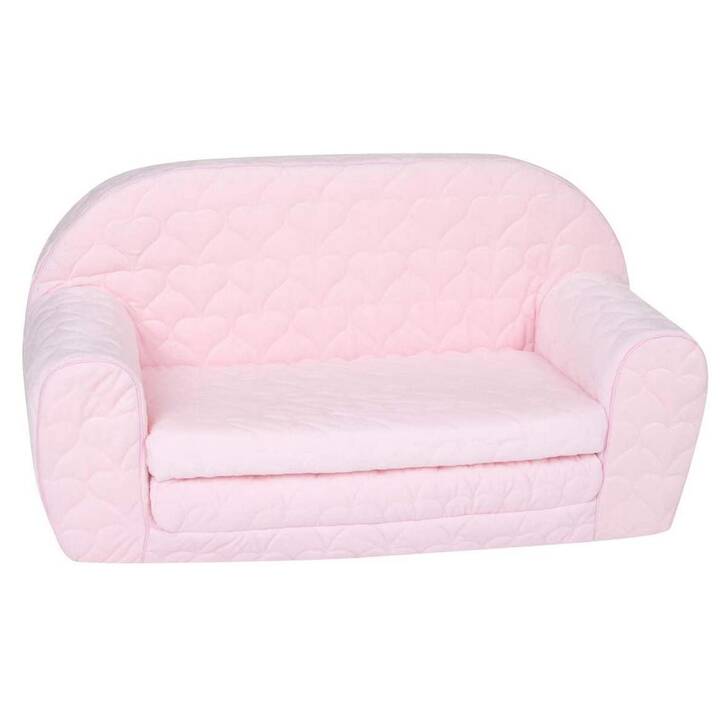 KNORRTOYS Canapé d'enfant Cosy Heart (Rose)