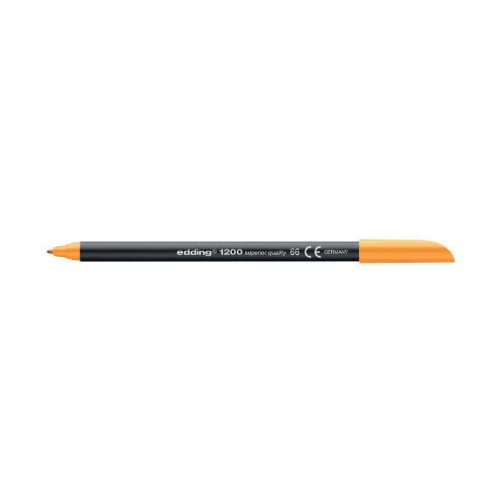 EDDING Crayon feutre (Orange fluo, 1 pièce)
