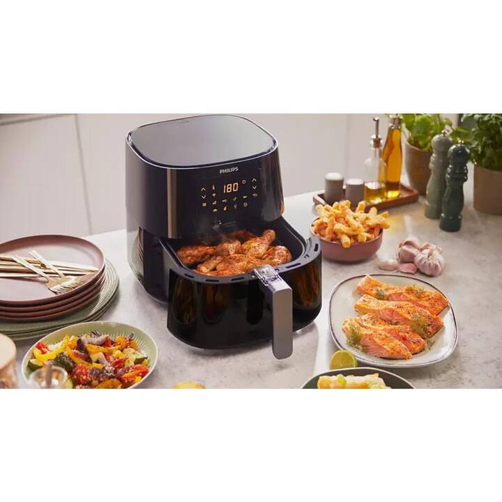 Promo FRITEUSE À AIR CHAUD MULTIFONCTION XL ET CONNECTÉE AIR FRYER PHILIPS  chez Auchan