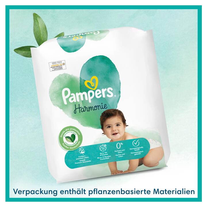 Couches Pampers Harmonie - Taille 3 (6-10kg) - 204 Couches - Boîte  mensuelle