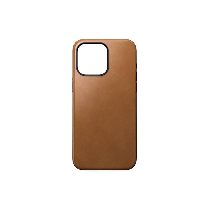 NOMAD GOODS Backcover Modern (iPhone 15 Pro Max, Brun, Rouille brun)