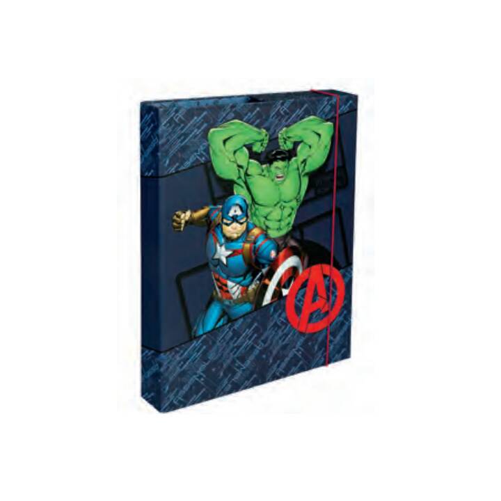 UNDERCOVER Dossier à élastique Avengers (Multicolore, A4, 1 pièce)