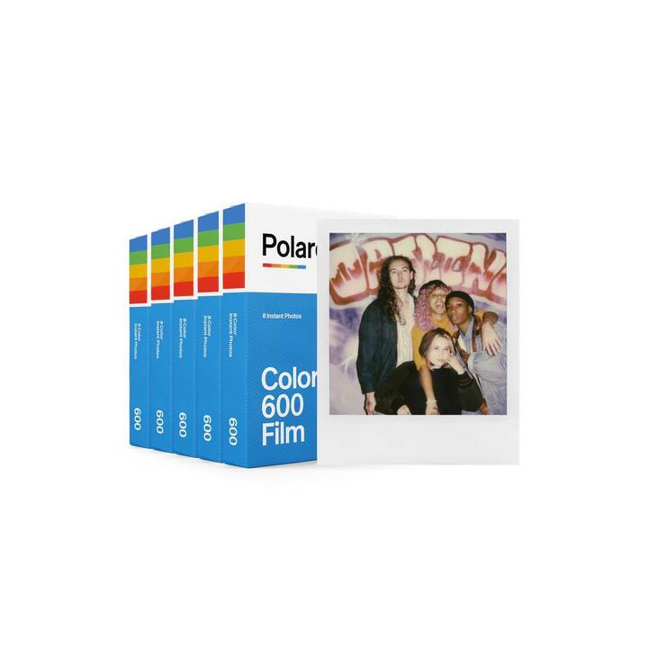 POLAROID Color 600 - 40x Pellicule instantané (Polaroid 600, Blanc)