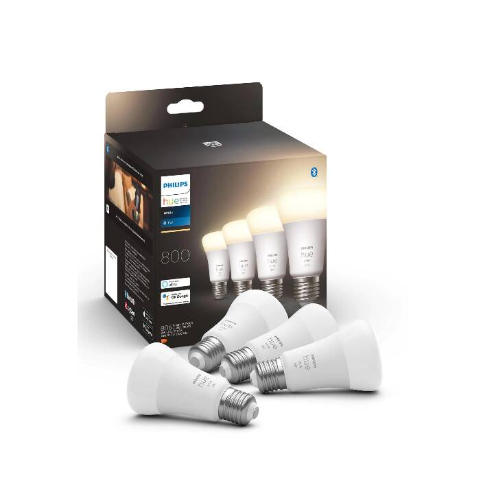 PHILIPS HUE Ampoule LED (E27, ZigBee, Bluetooth, 9 W)