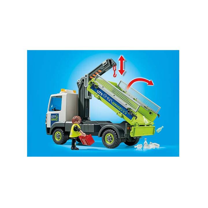 PLAYMOBIL City Action Altglas-LKW mit Container (71431)