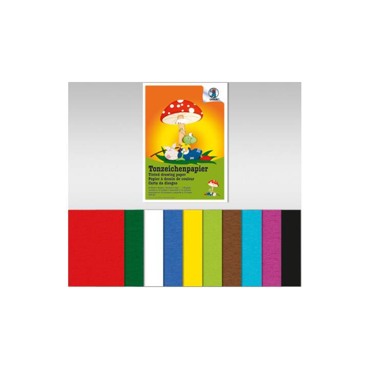 URSUS Carta da disegno (Multicolore, A3, 10 foglio)