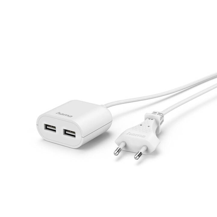HAMA Câble secteur (USB, 1.9 m, Blanc)