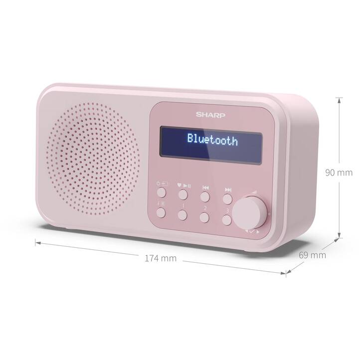 SHARP DR-P420 Radio digitale (Pink)