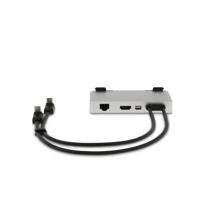 LMP Stations d'accueil Attach Dock Prostand 4K (HDMI, 3 x USB 3.0 de type C, USB 2.0 de type C)