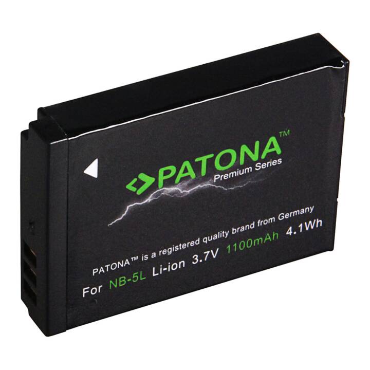 PATONA Canon Kamera-Akku (Lithium-Ionen, 1100 mAh)