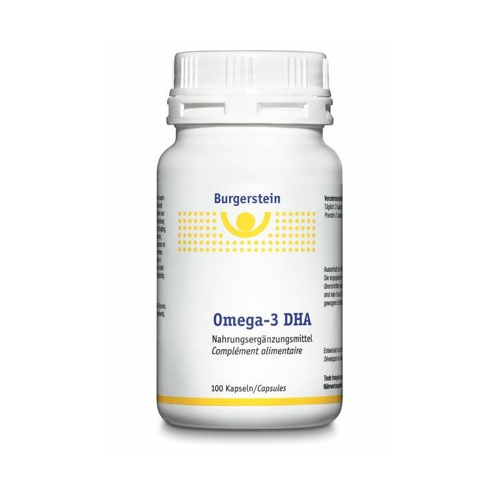 BURGERSTEIN Omega-3 DHA Nahrungsergänzung (100 Stück)