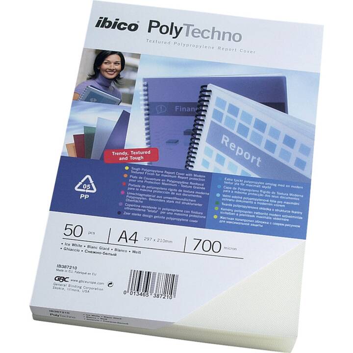 GBC Einbanddeckel PolyTechno (210 mm, Transparent)