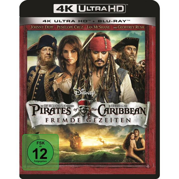 Pirates of the Caribbean 4 (4K Ultra HD, EN, DE)