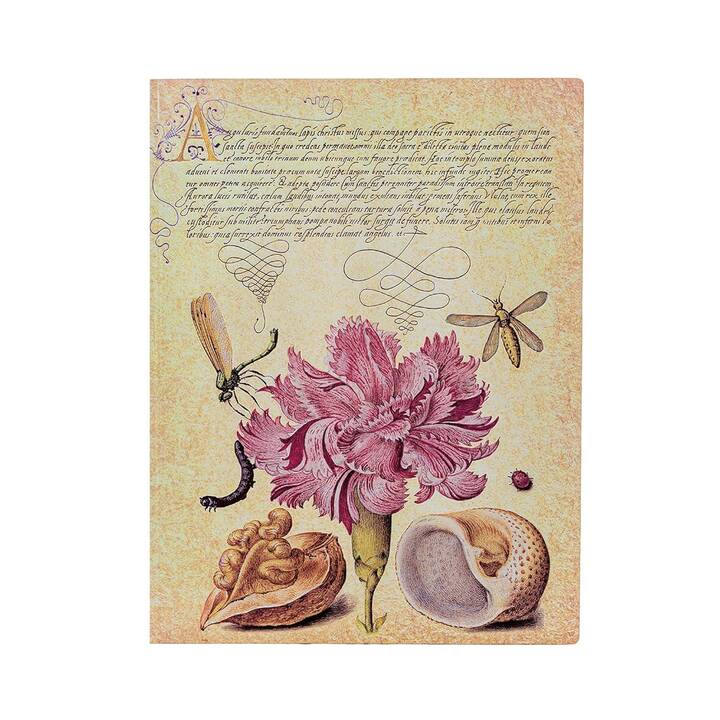 PAPERBLANKS Notizbuch Pink Carnation (17 cm x 22.5 cm, Blanko)