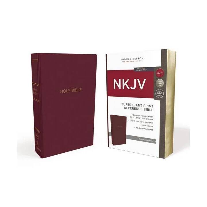 NKJV Holy Bible, Super Giant Print Reference Bible