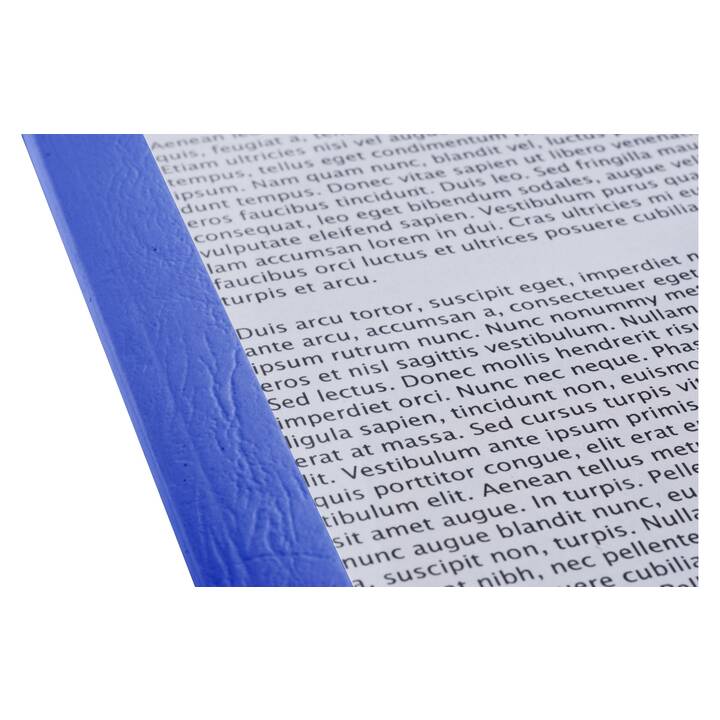 FELLOWES Couverture de reliure thermique (1.5 mm, Transparent, Bleu)