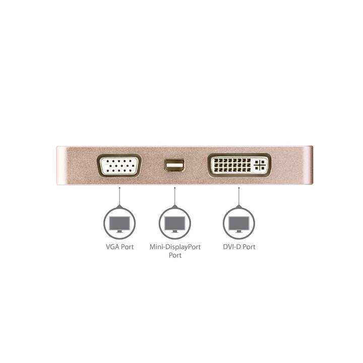 STARTECH.COM Adapter (Mini DisplayPort, VGA, DVI-D, DVI, HDMI, 11.5 cm)