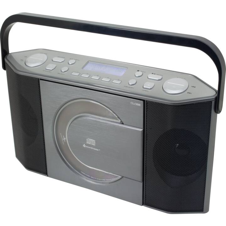 SOUNDMASTER RCD1770 Radio pour cuisine / -salle de bain (Gris, Black)