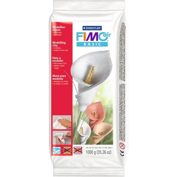 FIMO Pasta per modellare (1000 g, Bianco)