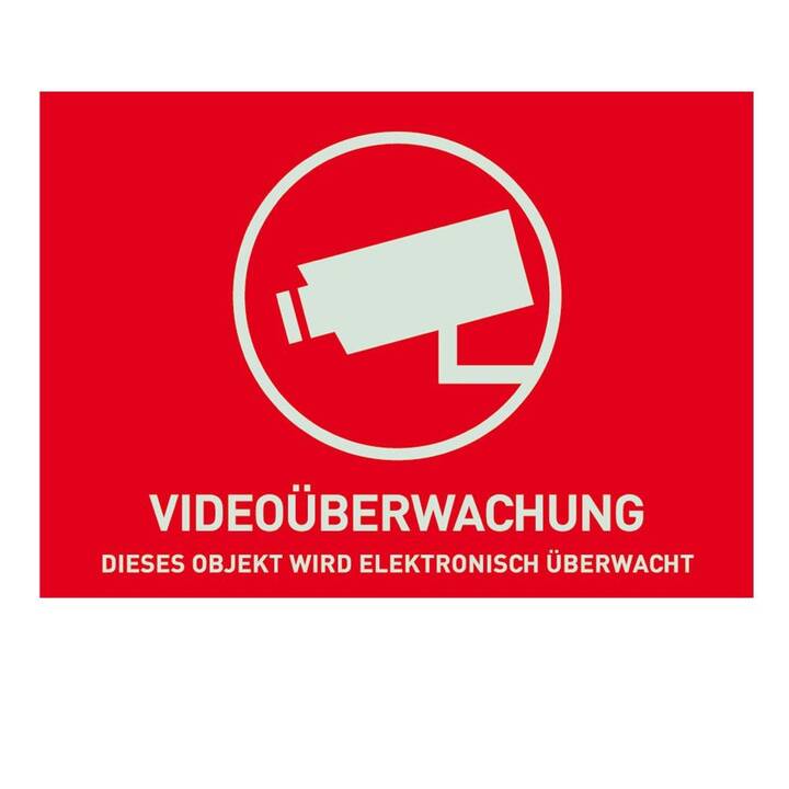 ABUS Autocollant d'avertissement Videoüberwachung