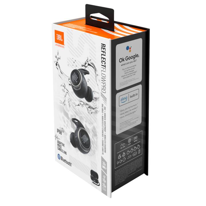 JBL BY HARMAN Reflect Flow Pro (In-Ear, ANC, Nero)