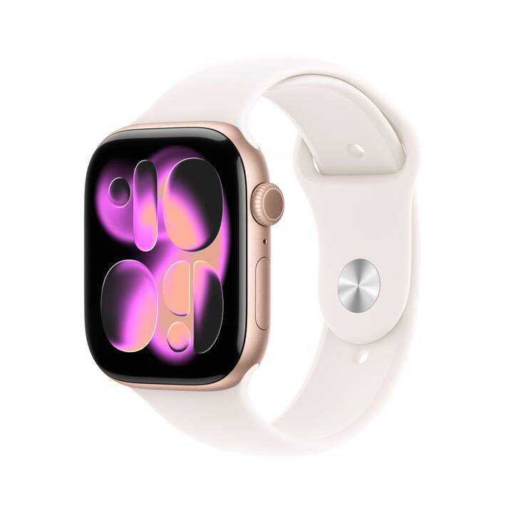 APPLE Watch Series 11 GPS Cellular (46 mm, Aluminium, Or rose, M