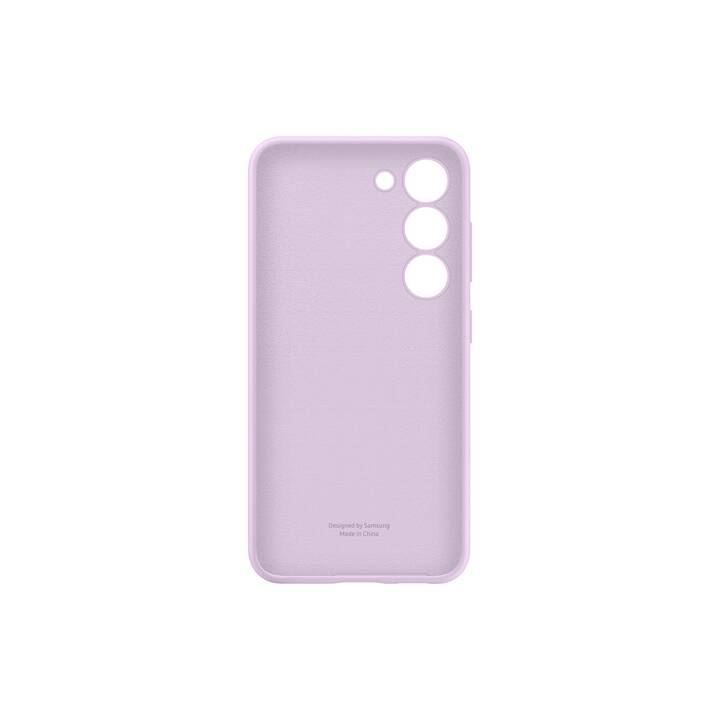 SAMSUNG Backcover Silicon (Galaxy S23, Lavender)