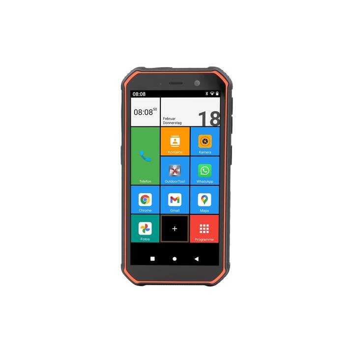 OLYMPIA Trek (32 GB, 5.5", 8 MP, Orange, Schwarz)