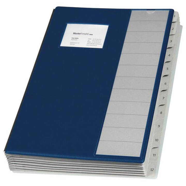 BIELLA Dossier d'index Pronto (Bleu, A4, 1 pièce)