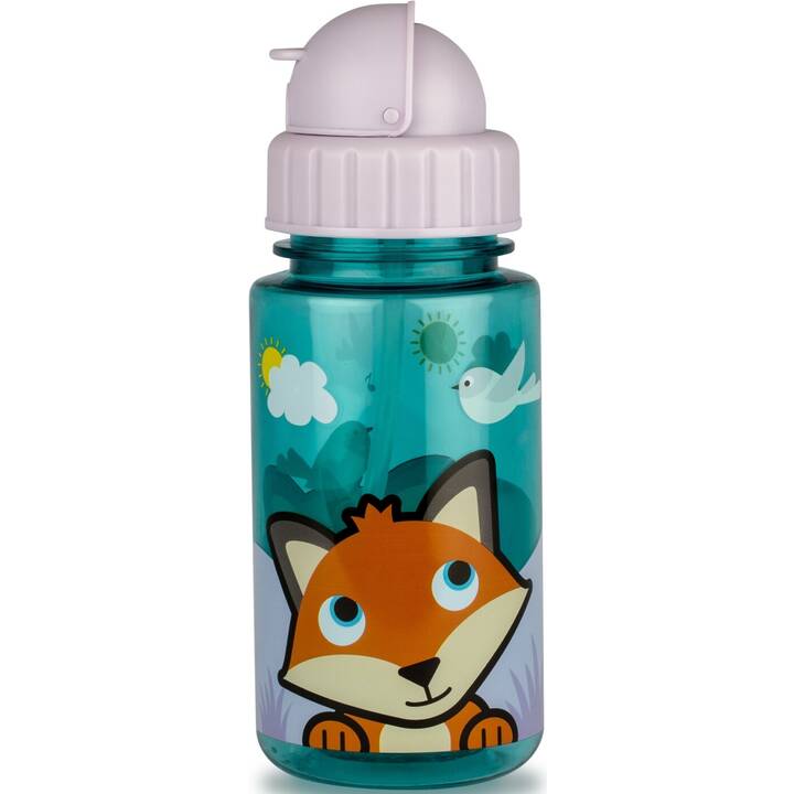 TUM TUM Bottiglia per bambini Felicity (0.4 l, Arancione, Blu, Rosa)