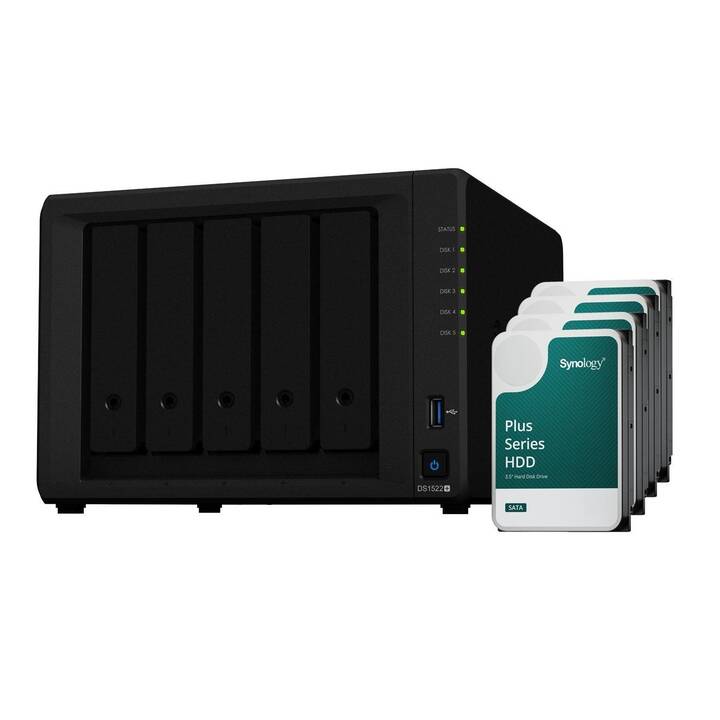 SYNOLOGY DiskStation DS1522+ (5 x 8000 GB)