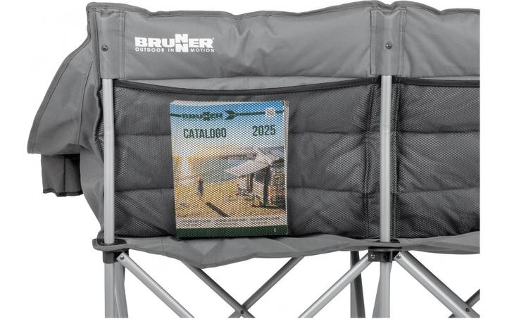 BRUNNER Campingstuhl Action Repose (Grau, Schwarz) - Interdiscount
