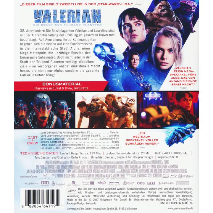 Valerian - Die Stadt der tausend Planeten (DE)