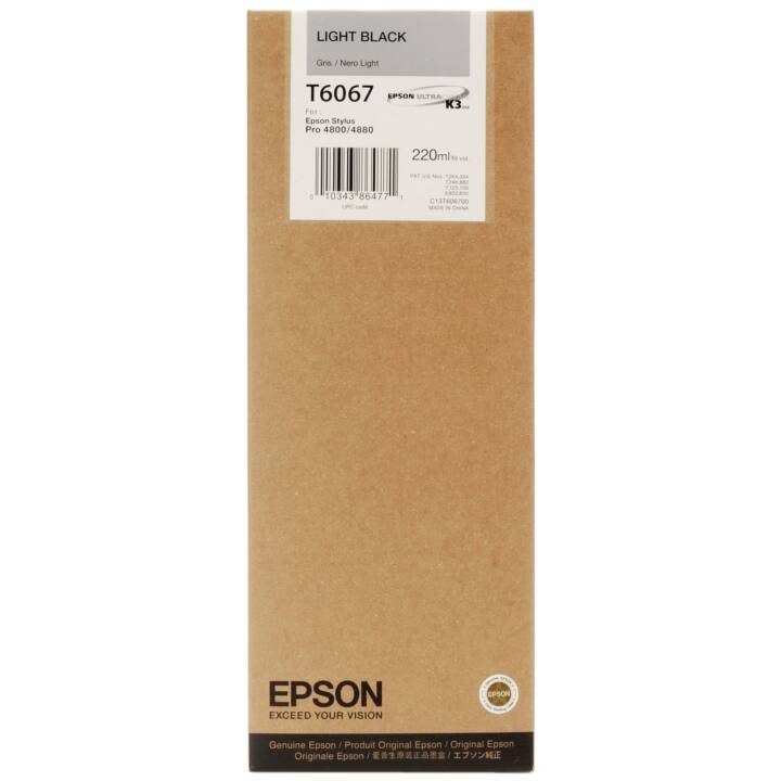 EPSON T6067 (Schwarz, 1 Stück)