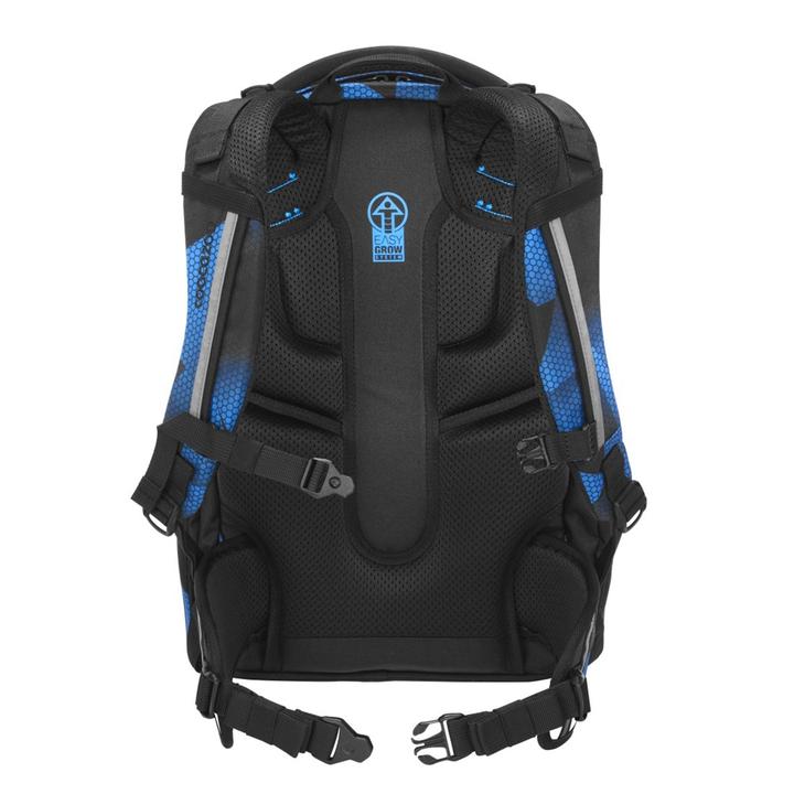 COOCAZOO Schulranzen Mate Electric Ice (30 l, Schwarz, Blau
