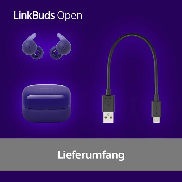 SONY LinkBuds Open WF-L910 (Violett) - Interdiscount