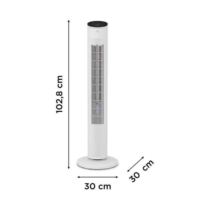 ROWENTA Turmventilator Eole Ultra VU6871 (55 dB, 40 W)