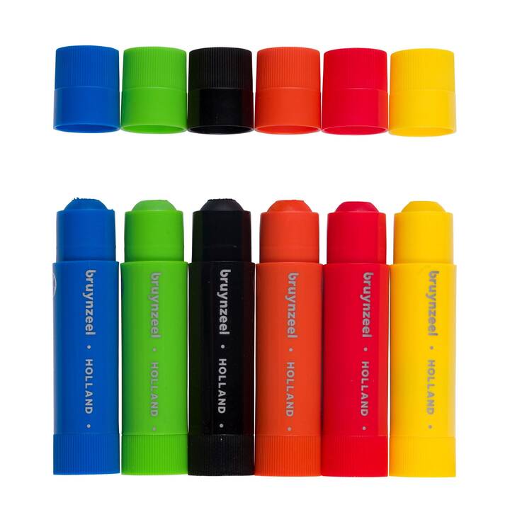 BRUYNZEEL Crayons de couleur Basic (Multicolore, 6 pièce)