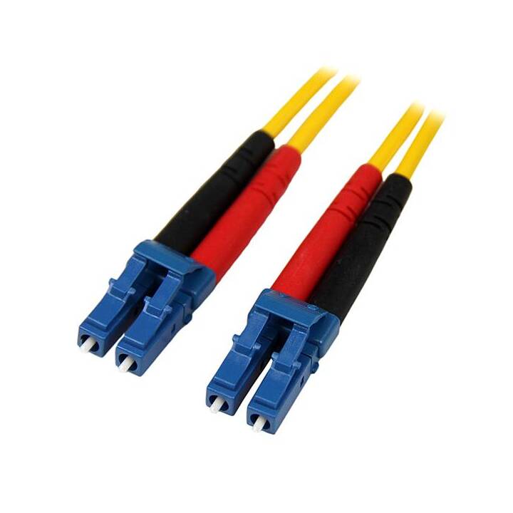 STARTECH.COM monomode 9/125 Duplex LSZH LC à LC OS1 LWL / câble réseau fibre optique - 1 m - jaune