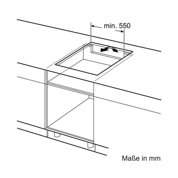 BOSCH Table de cuisson / Plaque PXX675DC1E (Encastrable, EU-Norme 60 cm)