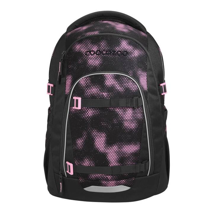 kotokoto COOCAZOO Schulranzen Mate Floral Artnight (30 l, Schwarz